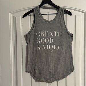 Create Good Karma Fly away Back Tank Top Size Small